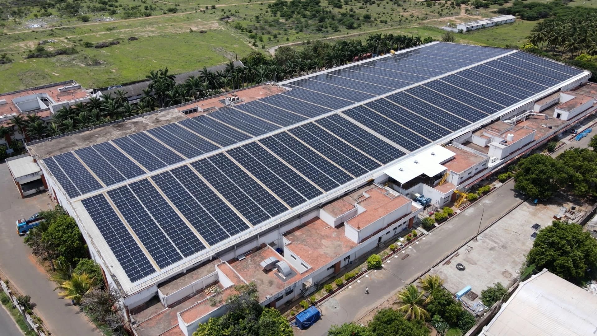 Photovoltaic modules at a solar installation